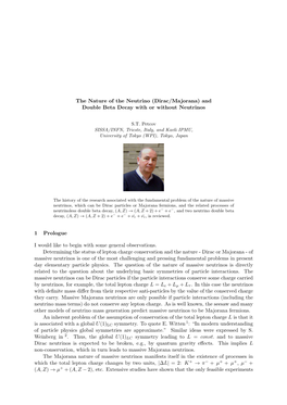 (Dirac/Majorana) and Double Beta Decay with Or Without Neutrinos