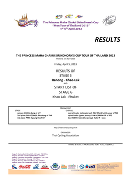 Tot2013 Results Stage 5M