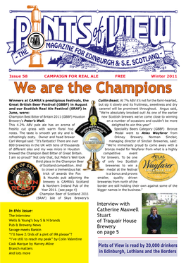 We Are the Champions Winners at CAMRA’S Prestigious Festivals, the Cuillin Beast