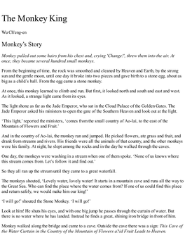 The Monkey King