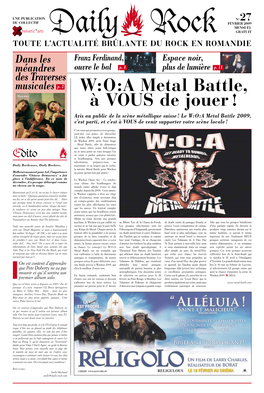 W:O:A Metal Battle, À VOUS De Jouer !