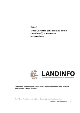 Iran Christian Converts and Home Churches