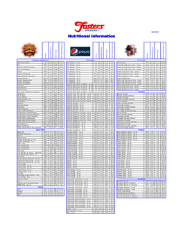 Nutritional Flyer-Jul11