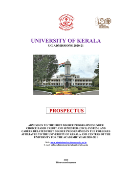 UG Prospectus 2020