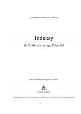 Indeksy Do Spu Ścizny Jerzego Kukuczki