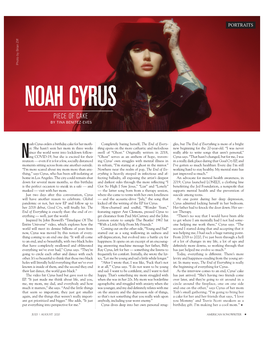 Noah Cyrus Piece of Cake by Tina Benitez-Eves