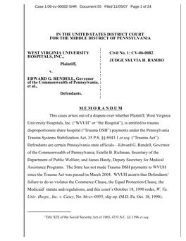 Case 1:06-Cv-00082-SHR Document 55 Filed 11/05/07 Page 1 of 24