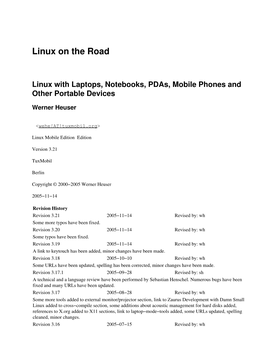 (Cellular) Phones, Pagers, Calculators, Digital Cameras, Wearable Computing