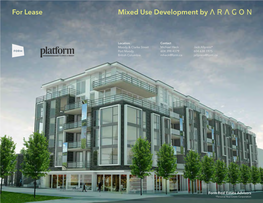 For Lease Mixed Use Development By