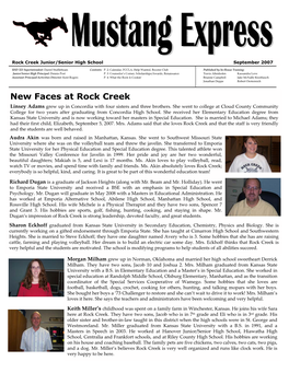 New Faces at Rock Creek