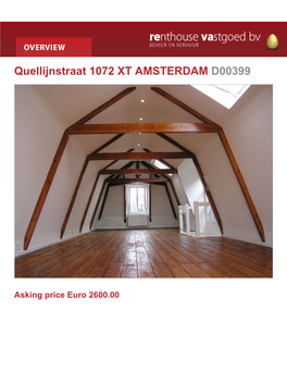 Quellijnstraat 1072 XT AMSTERDAM D00399