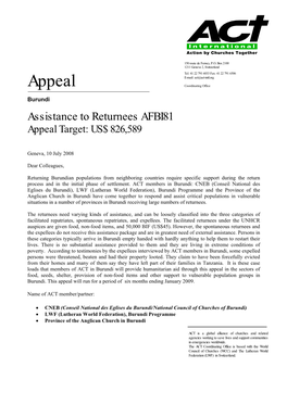 Check List Act Appeals Format