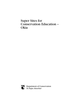 Super Sites for Conservation Education – Okia