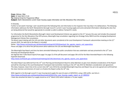 Hi Amanda, Further to Last Week's Hearings I Said I Would Forward the Following Links and Information to the Inspector That Ma