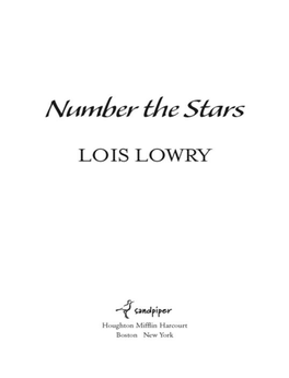 Number the Stars / Lois Lowry