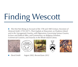 Finding Wescott 2.Indd