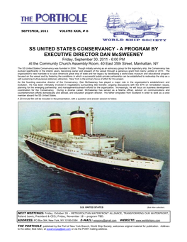 Ss United States Conservancy