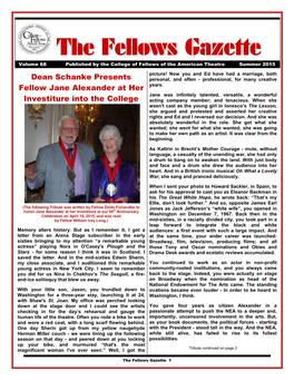 The Fellows Gazette