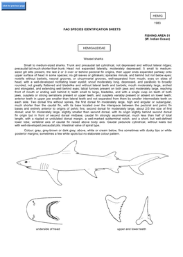 Hemig 1983 Fao Species Identification Sheets