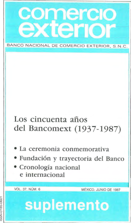 Los Cincuenta Afios Del Bancomext (1937-1987)