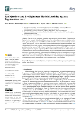 Biocidal Activity Against Trypanosoma Cruzi
