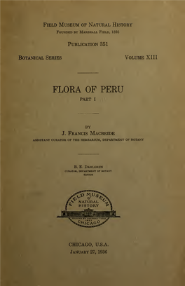 Flora of Peru