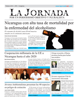 Nicaragua Con Alta Tasa De Mortalidad Por La Enfermedad Del Alcoholismo