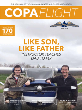 Like Son, Like Father Instructor Teaches Dad to Fly