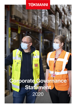 Corporate Governance Statement 2020 Corporate Governance Statement 2020