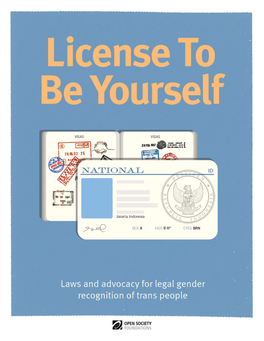 License to Be Yourself Attributions