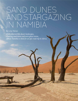 Sand Dunes and Stargazing in Namibia