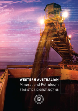 Western Australian Mineral and Petroleum Statistics Digest 2007-08