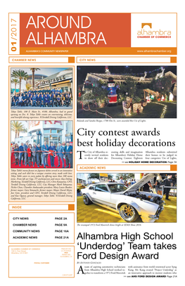 City Contest Awards Best Holiday Decorations