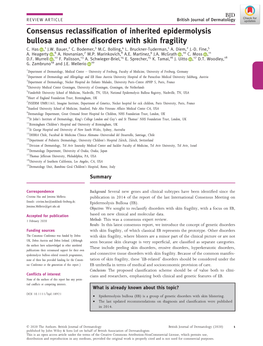 Consensus Reclassification of Inherited