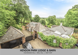 Hendon Park Lodge & Barn