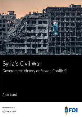 Syria´S Civil War in 2018