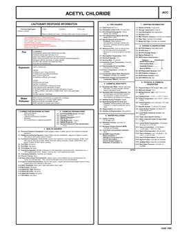 Acetyl Chloride Acc