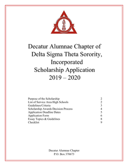 Decatur Alumnae Chapter of Delta Sigma Theta Sorority