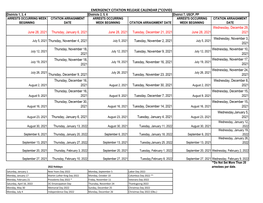 COVID Citation Calendar – As of June 2021