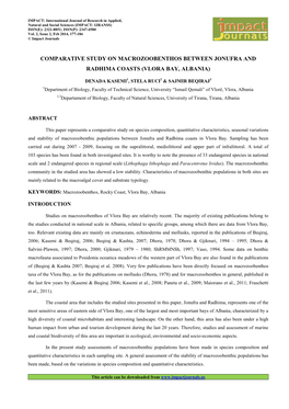 26. Applied-Comparative Study on Macrozoobenthos-Denada Kasemi