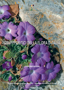 Gruppi Critici Della Flora D'italia