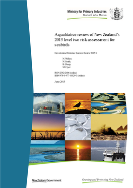 A Qualitative Review of New Zealand's 2013 Level Two Risk Assessment For