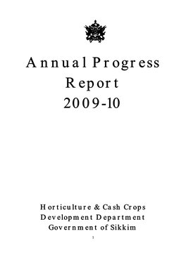 Annual Progress Report 2009-10