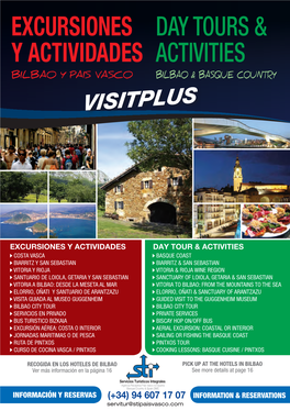 Day Tours & Activities Excursiones Y Actividades