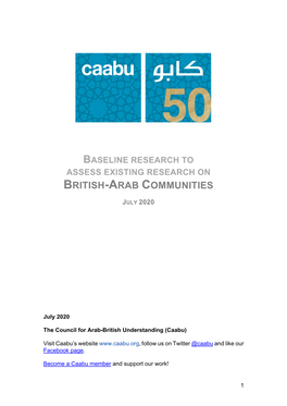 British-Arab Communities