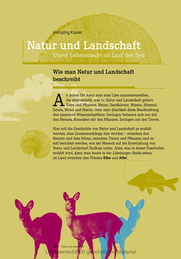 Natur Und Landschaft Unser Lebensraum Im Lauf Der Zeit