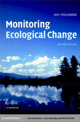 Monitoring Ecological Change, Second Edition