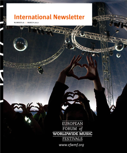 International Newsletter Number 26 | March 2012