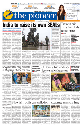 India to Raise Its Own Seals