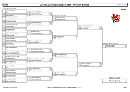 One80 Luxembourg Open 2019 - Women Singles 27-7-2019 17:39:20